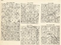 Oconto County - Maple Valley, Chase, Gillett, Howe, Oconto Falls, Wisconsin State Atlas 1930c
